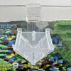 New Acrylic Aquarium Decoration Hanging Fish Tank Mini Crystal Pot Polka Water Planting Cylinder Cup Feeding Accessories