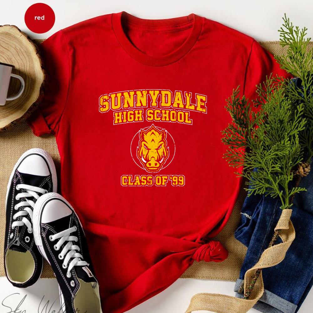 Sunnydale High School TShirt Buffy The Vampire Slayer Tshirt Class of 99 Tees Unisex Short Sleeve Tshirt Cool Vampire Shirts S