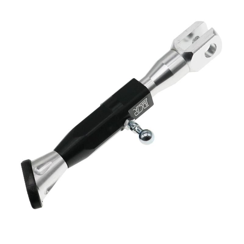 LMoDri Motorcycle Adjustable Height 21-25CM Kickstands Motor Scooter Modified Foot Bracket CNC Aluminum Alloy Side