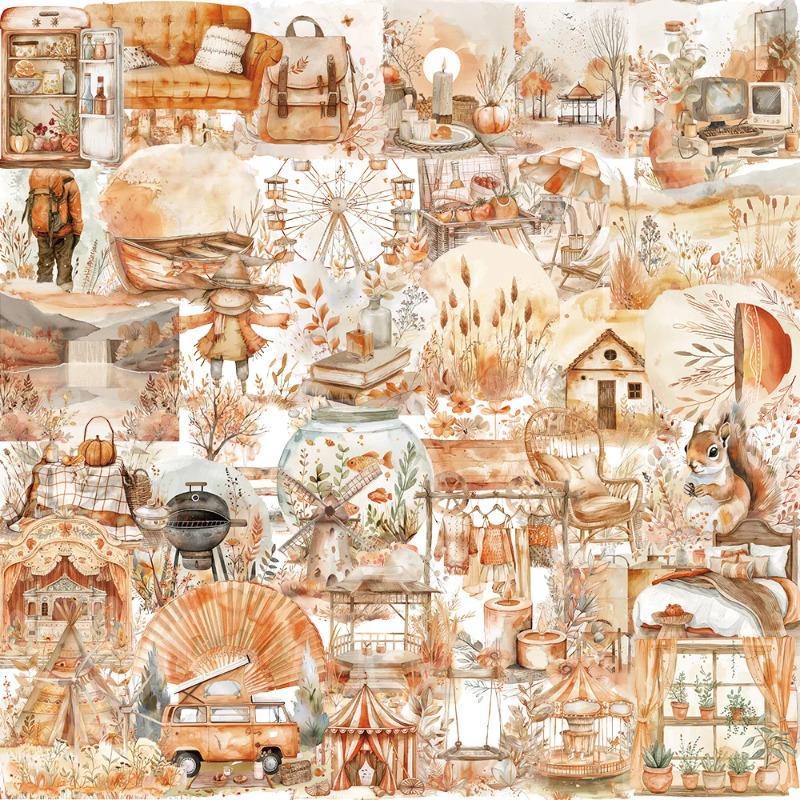 

50 шт. мультяшные акварельные наклейки для клип-арта эстетические наклейки для ноутбука телефона багажа бутылки с водой велосипеда автомобиля ПЭТ наклейки