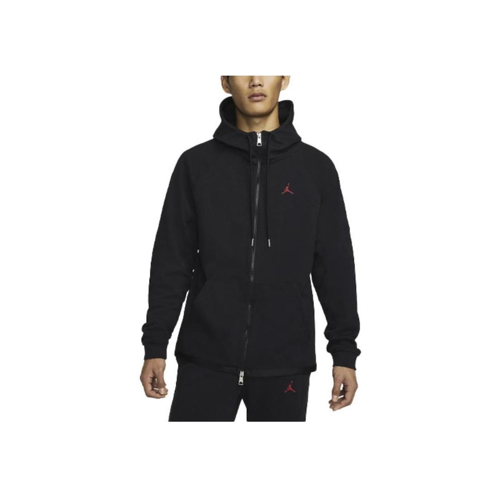 Jordan Essentials Warm-Up Jacket With Long Sleeves And Hood Men Jackets Black DJ0885-010