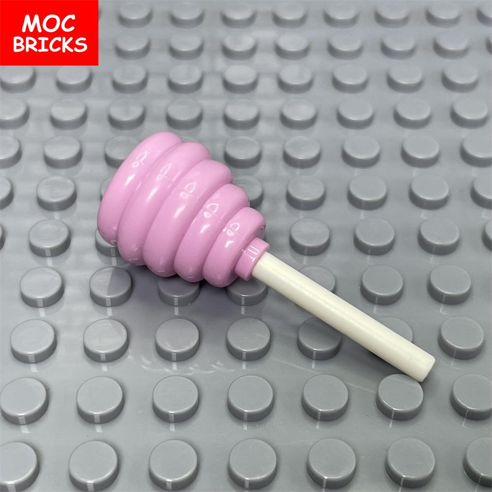 12pcs/lot MOC Bricks Cotton Candy Sugar Friends Building Mini Block Kits Model Toys Book City Girls Club Amusement Park