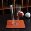 Versatile Home Drinkware Wine Glass, Golf/Football/Tennis/Rugby/Baseball/Billiards/Basketball Shape, Creative Transparent Stadium Cup for Sports Fans