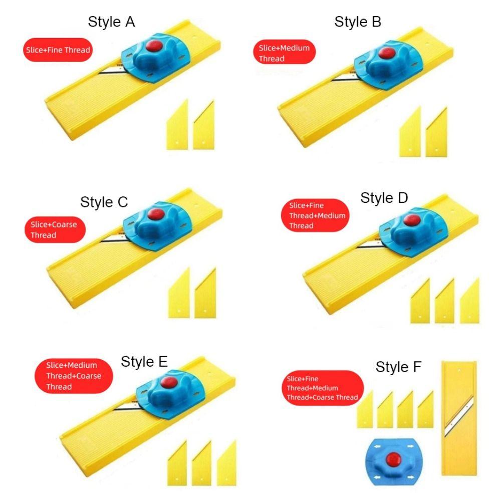 Manual Vegetable Cutter Plastic Speedy Slicing Potato Shredder Stainless Steel with Hand Protector Julienne Cutter