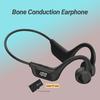 LY1 Bone Conduction Earphone Ear Hook 9D Sound Wireless Bluetooth-compatible Headset MP3 Player with Memory for Running