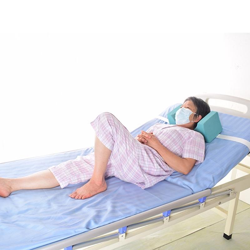 Adjustable Head Positioning Cushion Neck Stabilizer Pillow For Bedridden Patients And Elderly Comfort Breathable Design