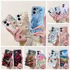 For Oppo Reno13 F 5G Case CPH2699 Clear TPU Silicone Soft Phone Cases For Oppo Reno 13F 4G Cover Flower Funda For Reno13 FS Capa
