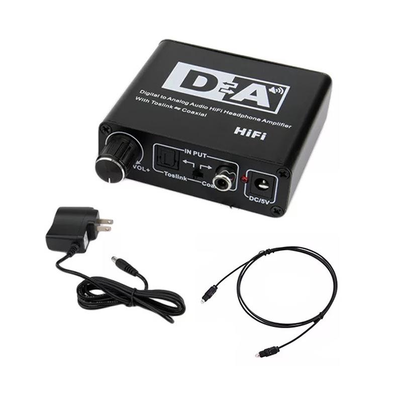Digital Optical To 5.1 Channel Audio Converter with Adjustable 3.5mm Output