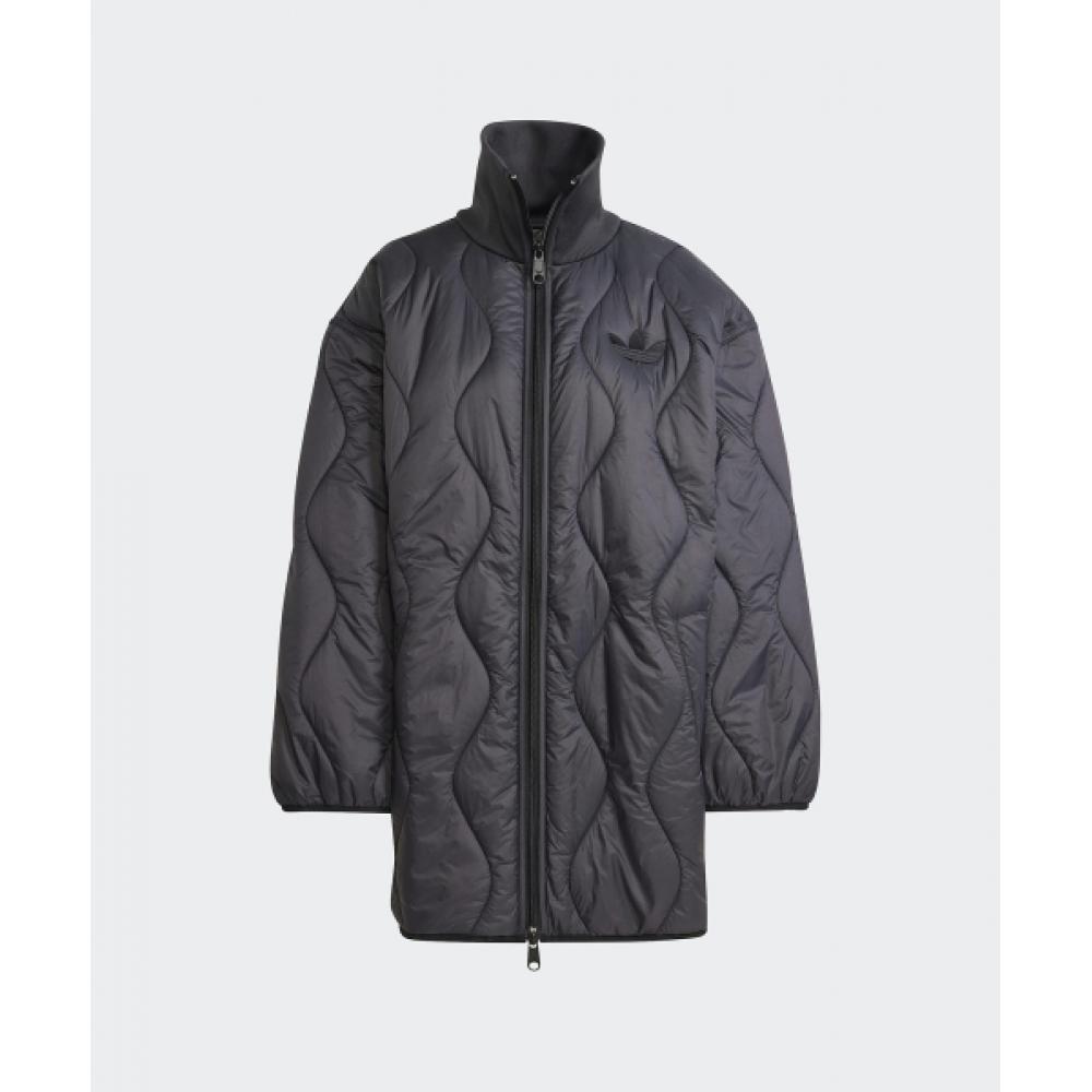 Adidas Quilted Mid Jacket   Black Iw5862