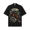 T-ra-vis Sco-tt Cactus Jack Graphic TShirt Unisex Oversized Hip Hop Rapper Casual Cotton Short Sleeve Trendy Skate Retro For Party