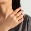 Cazador Swirl Spiral Rings for Women Stainless Steel 2026 Trend Geometric Adjustable Finger Rings Jewelry Party Birthday Gift