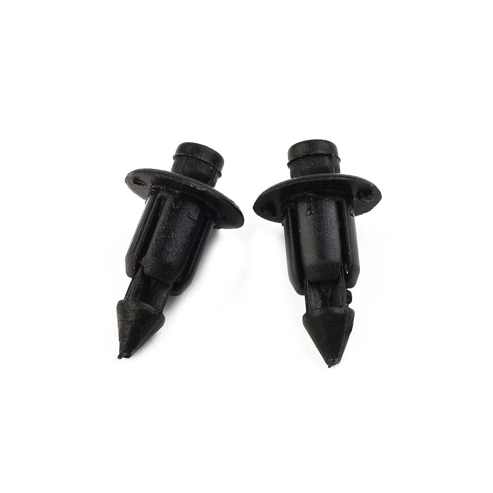 Parts Snap Clips Plastic Rivets 50pcs Black Fairings