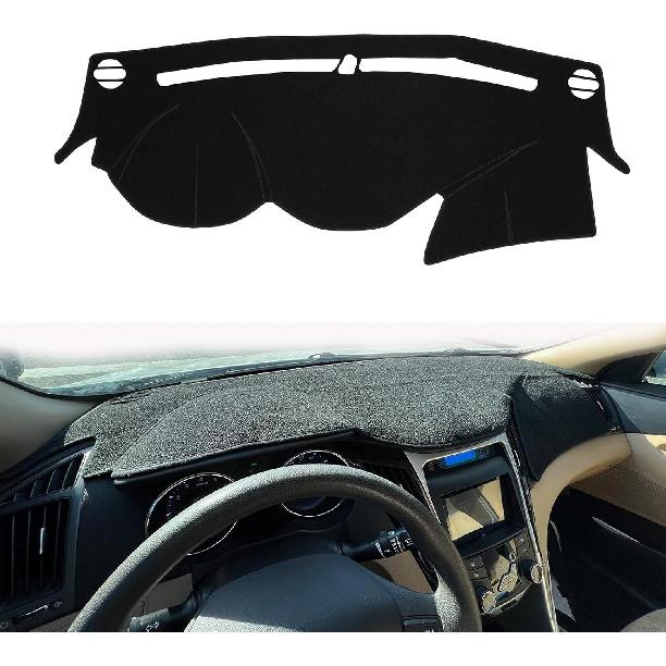 Dash Cover Mat Fit For Hyundai Sonata 2011 2012 2013 2014 With Cutout For Speakers, Dashboard Cover Pad Protector