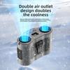 Ventilator de talie, Ventilator portabil mini cu baterie de lungă durată, Ventilator personal pentru gât cu viteză mare a vântului pentru camping în aer liber, Șantier