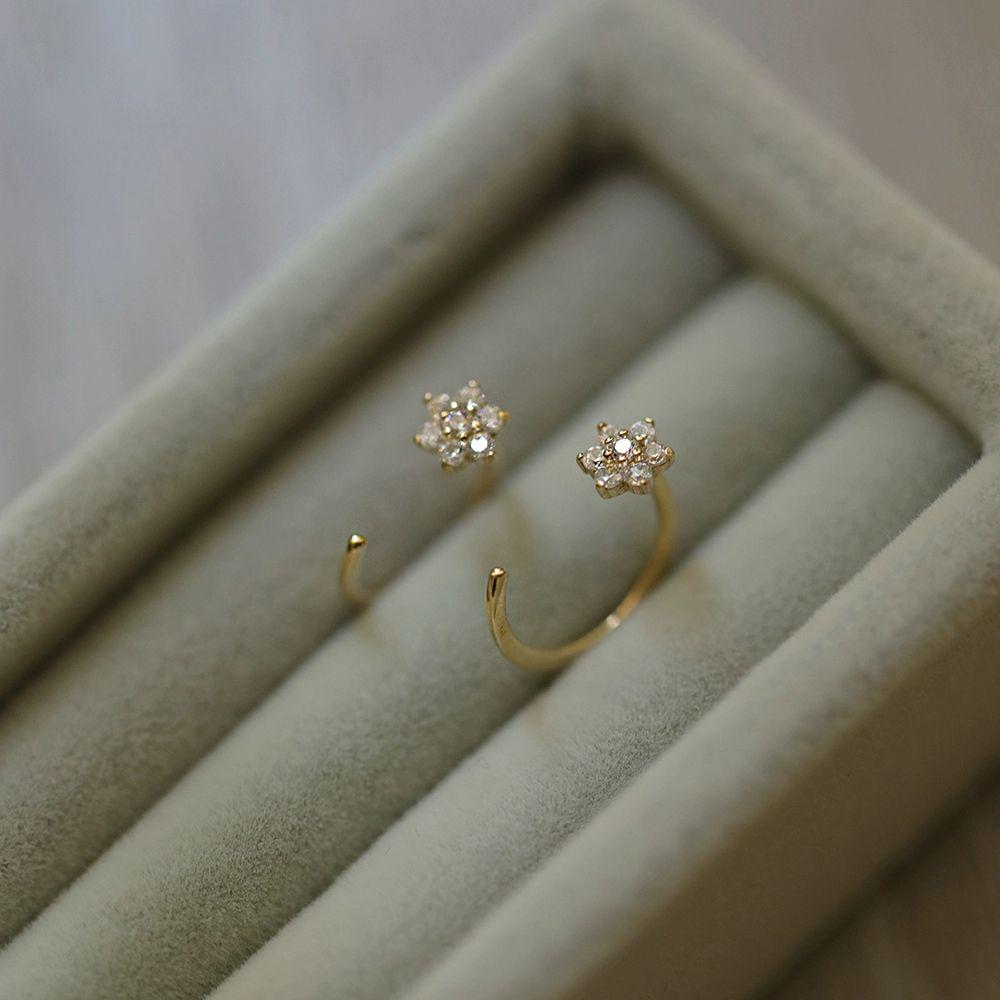 

Женский цветок Подарочные серьги-гвоздики Пирсинг Серьги-крючки в корейском стиле Серьги-гвоздики Женские серьги