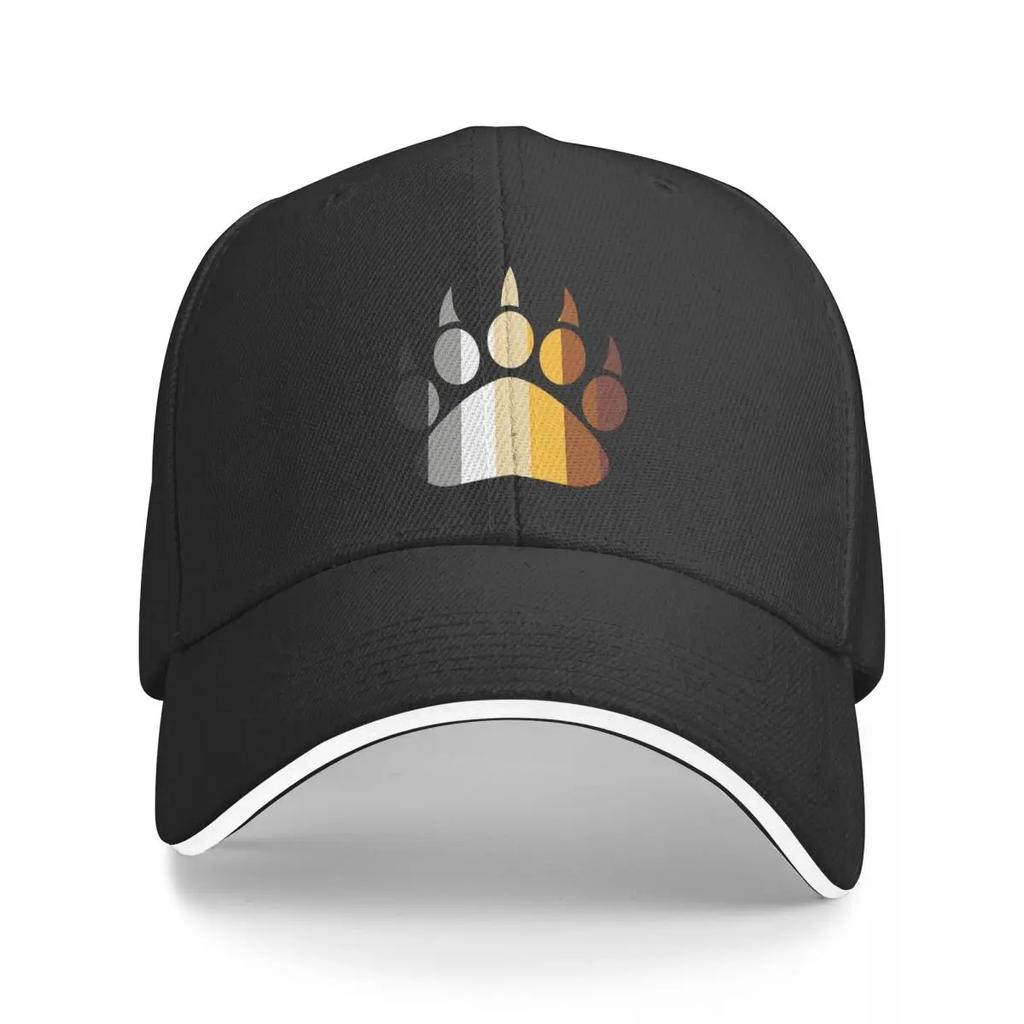 Bear Pride Paw Baseball Cap Gay Days Hunting Camping Adjustable Hip Hop Hats Spring Casual Print Unisex Women Baseball Caps