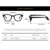 New Luxury Rivet Elliptical Frame Myopia Glasses Prescription Nearsight Anti Blue Light Men Eyewear