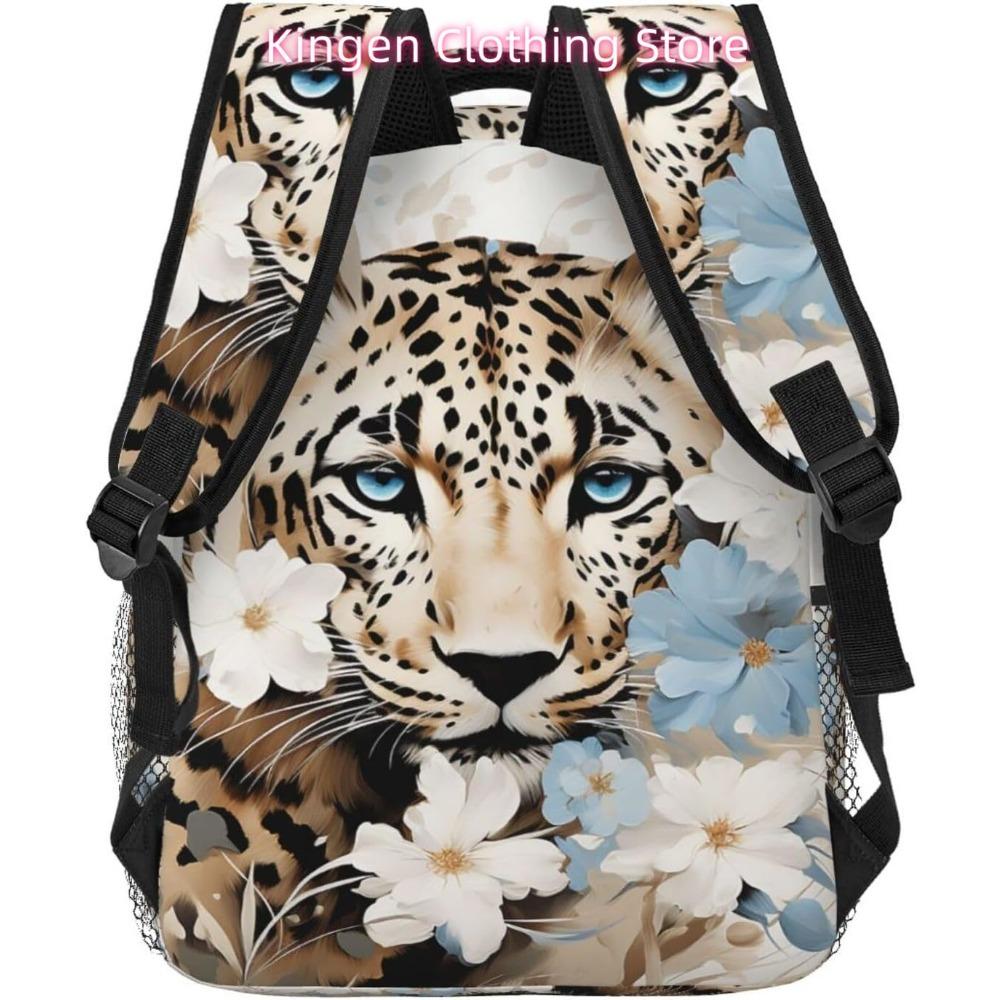Zabawny Uroczy Leopard Lekki Plecak na Laptop Lekki Wielofunkcyjny Podróżny Codzienny Plecak Unisex Plecaki College dla Mężczyzn W
