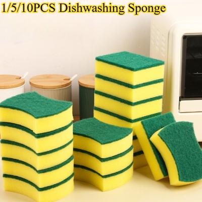 Dish Washing Sponge Dust Cleaning Sponge Scrubber for Kitchen Magic Cleaning Magic Eraser Sponge Kitchen Scourer Supplies