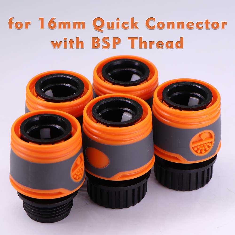 16mm 3/4" Hose Adapter Male X Female Thread Plastic Quick Connector Garden Irrigation Watering Tubing Coupling Joints Extender