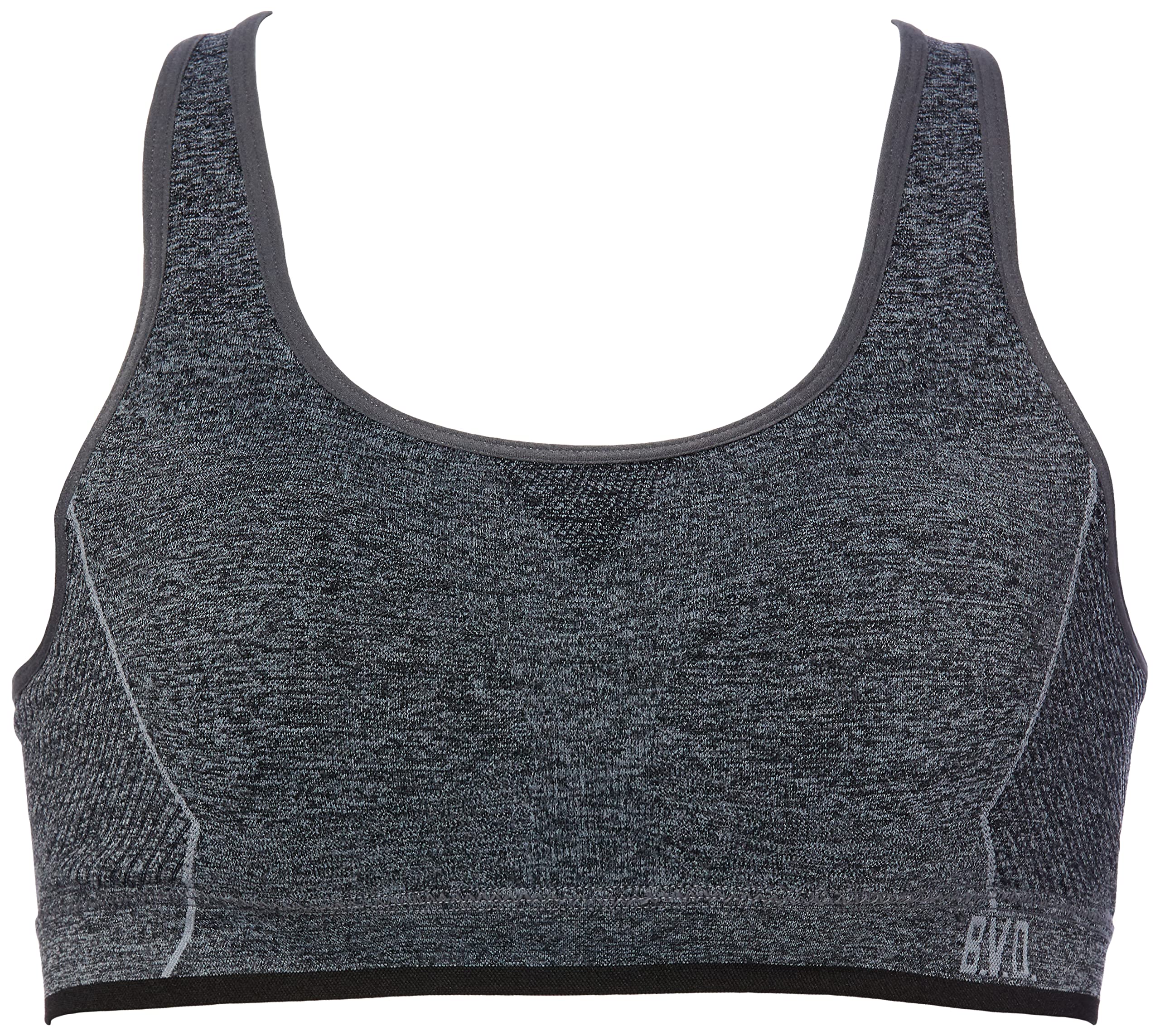 

Высокая Фиксация Спортивный Хлопковый Бюстгальтер LL [B.V.D], Поддержка, Поддержка, Беспроводной Бюстгальтер, Женский, Серый,