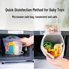 Silicone Microwave Steam Sterilization Bag for Baby Bottles, Pumps & Pacifiers