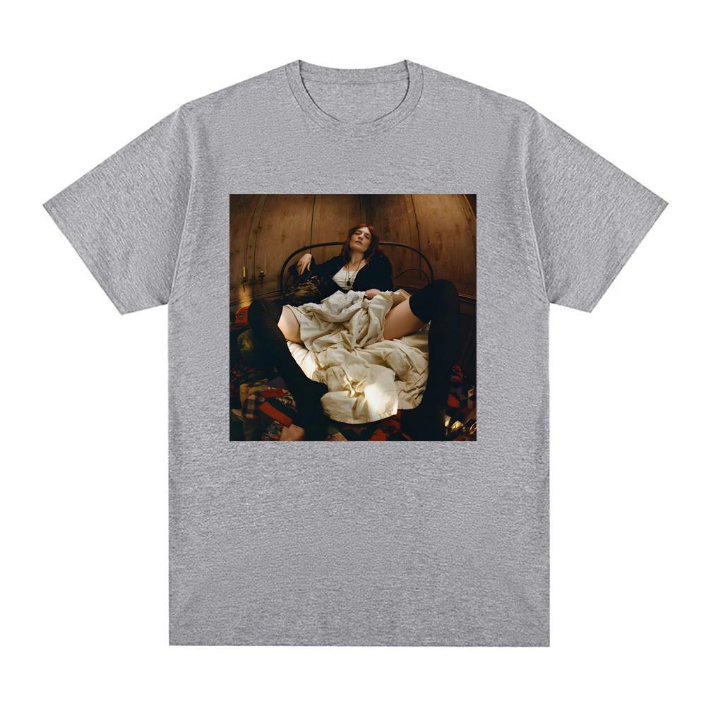 florence and the machine Everybody Scream The new album T-shirt High Quality Summer Tee-shirt Sleeve Clothes 100%Cotton Tops