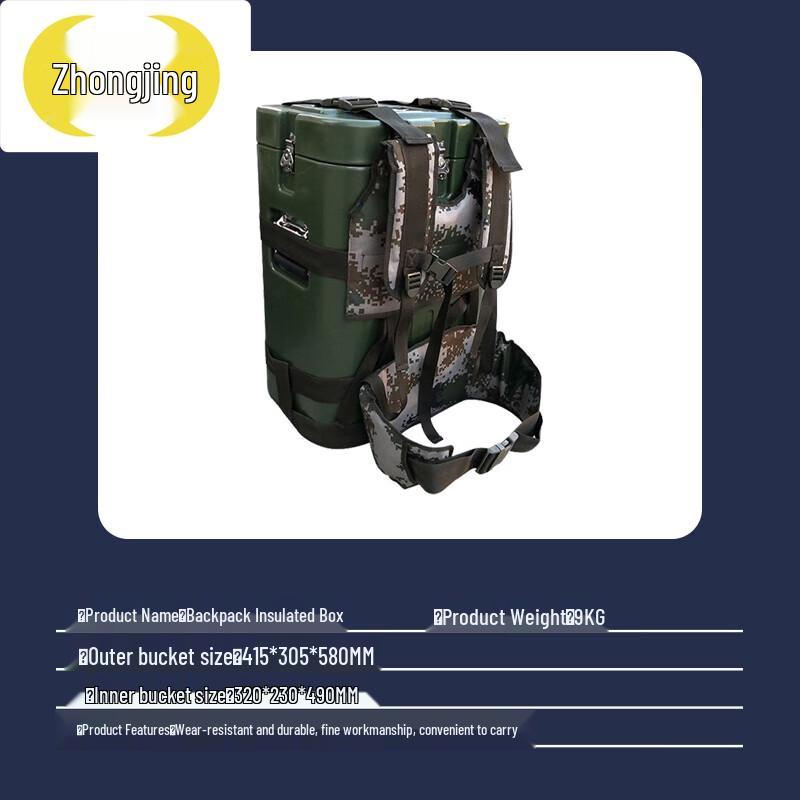 Zhongjing Field Ration & Hot Food Backpack Warmer System
