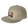 Fashion CBBC deadly  inspired design Flat Brim Sun Hat  Suitable For Square Faces Unisex Hat