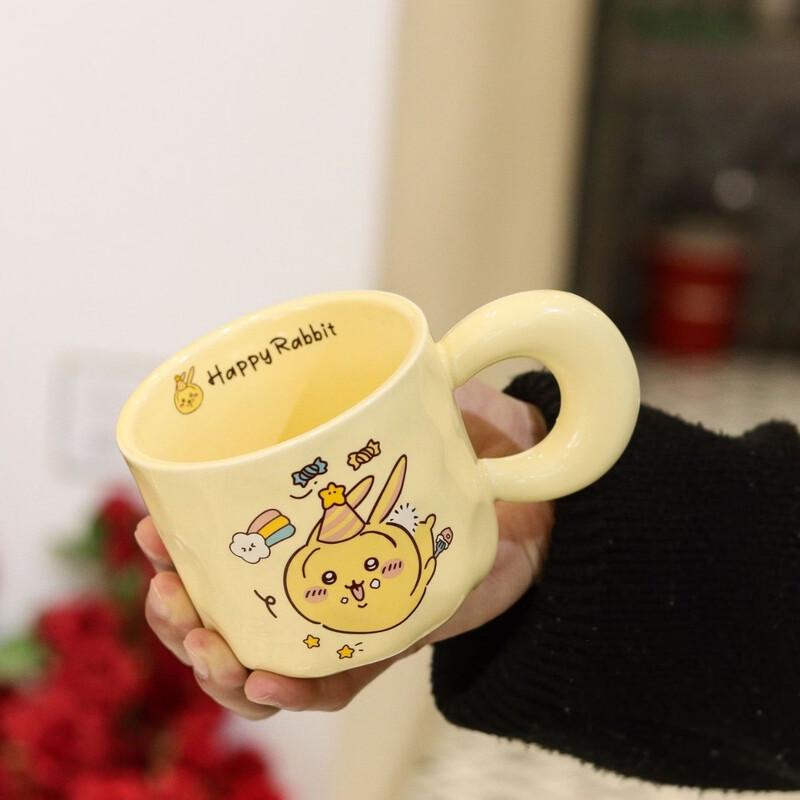 OLOEY  Flying to the Sky  Cartoon Ceramic Mug