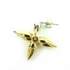 Excellent LOUIS VUITTON Pierce Bookle Dreille Louisette Pandan Gold M00630 Used