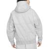 Nike SS23 Solid Logo Patchwork Zip-Up Hoodie Jacket Men jackets Smoke-Gray FB7414-077