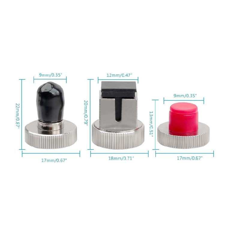 Optical Fiber Connector Adapter SC-ST-FC Optical Power Meter Conversion for Head