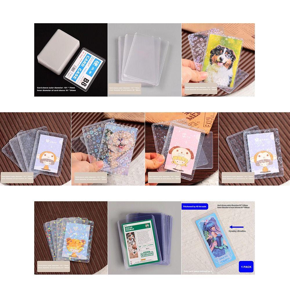 10pcs Transparent Clear Photocard Holder
