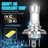 H4 9003 HB2 LED Headlight Bulb Super Bright 12V Car Running Lamp 6000K 220W High Low Beam IP67 Waterproof White Aluminum 15000LM