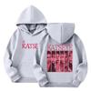 Kids Long Sleeve Letter Print Hooded Sweatshirt Pullover