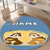 Personalized C-Chip 'n' Dale Round Chair Office Rug - Perfect for Mat, Office Chair & More - Ideal Gift for Birthdays and Holidays