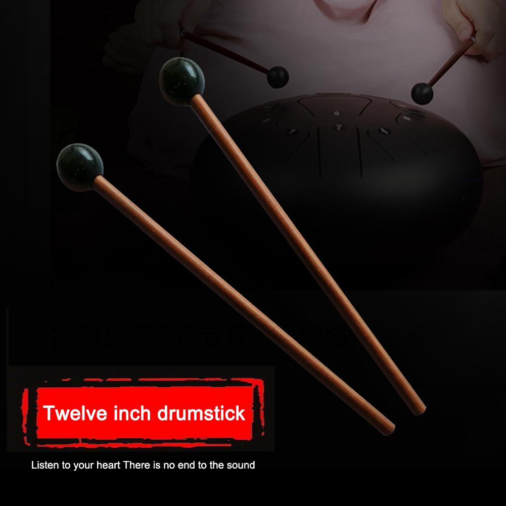 1 par trätrumstockar Professionella tungtrumstockar 21 cm Längd Xylofon Marimba Ståltrumma Köpklubba