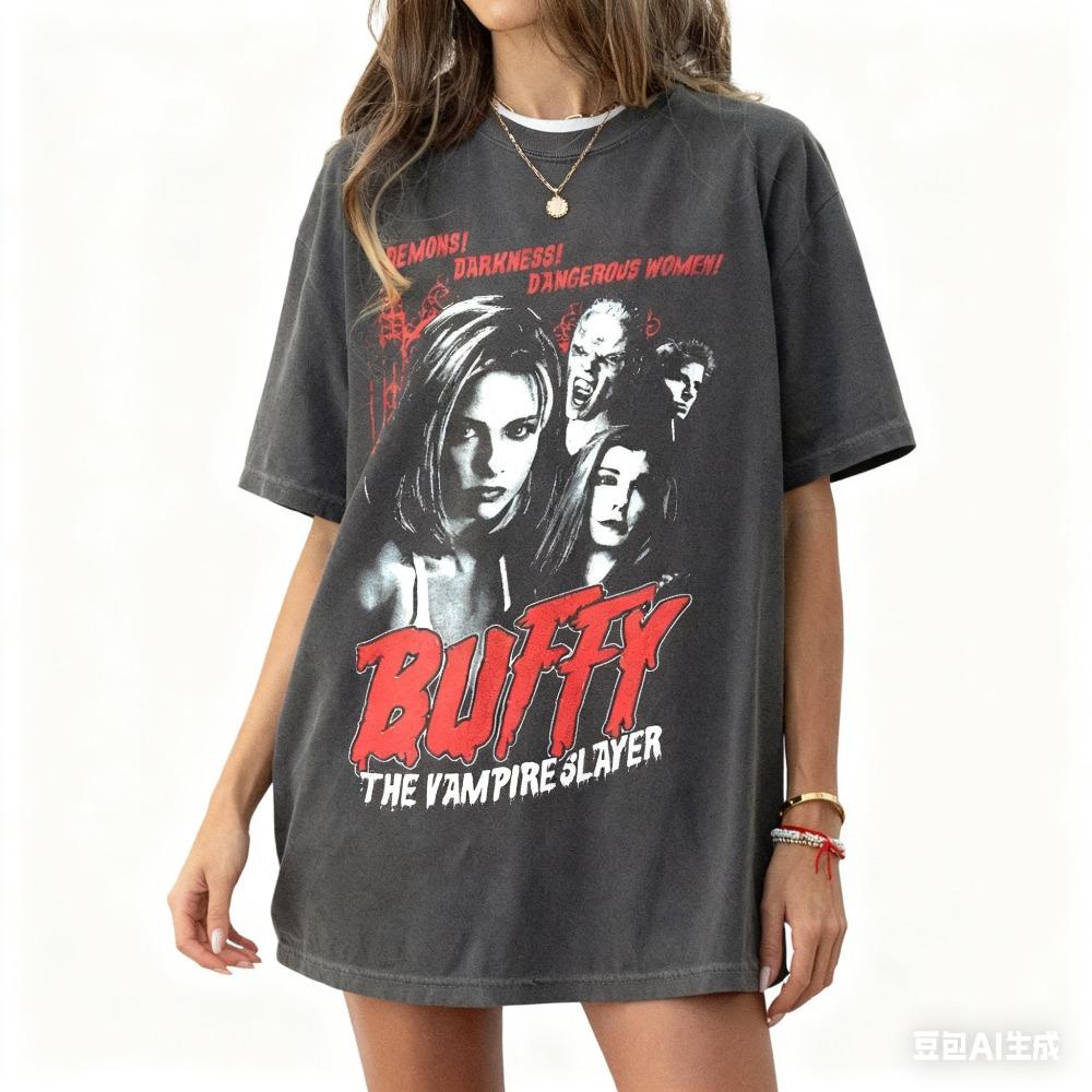 Buffy The Vampire Slayer Shirt Horror Movie Tee Sunnydale Razorback Sweatshirt Dingoes At My Baby Buffy Shirt Buffy S