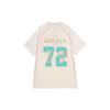 Nike Retro Jersey Letter Number Print Breathable Quick-Dry Short Sleeve Football Shirt Men Tops Mountain-White HM4462-100