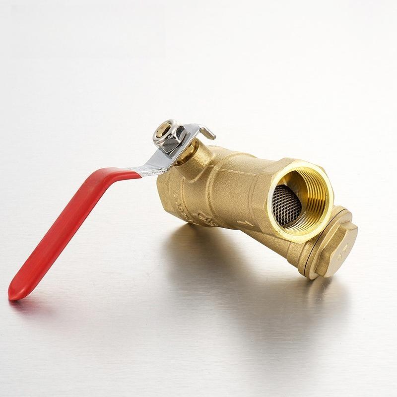 

3/4 Filter Brass Ball Valve Shut Off for Water Oil Gas Female Thread DN20 Female Thread Ball Valve Lever Handle DN20-25-1pc