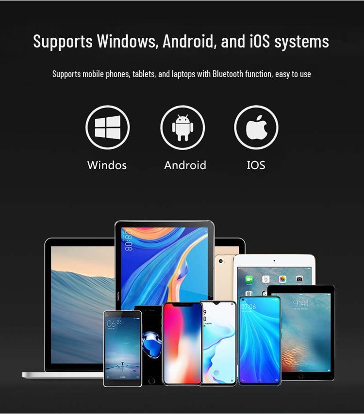 Hot Sale: B089T Foldable Bluetooth Keyboard with Touchpad for Multi-System Devices