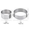 Molde para Pastel Ajustable de Acero Inoxidable, Herramienta Redonda para Hornear de 6-12 Pulgadas