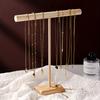 Multipurpose Jewelry Display Stand, Wooden Accessory Organizer for Watches, Ideal for Hair Ties, Headbands, Keychains