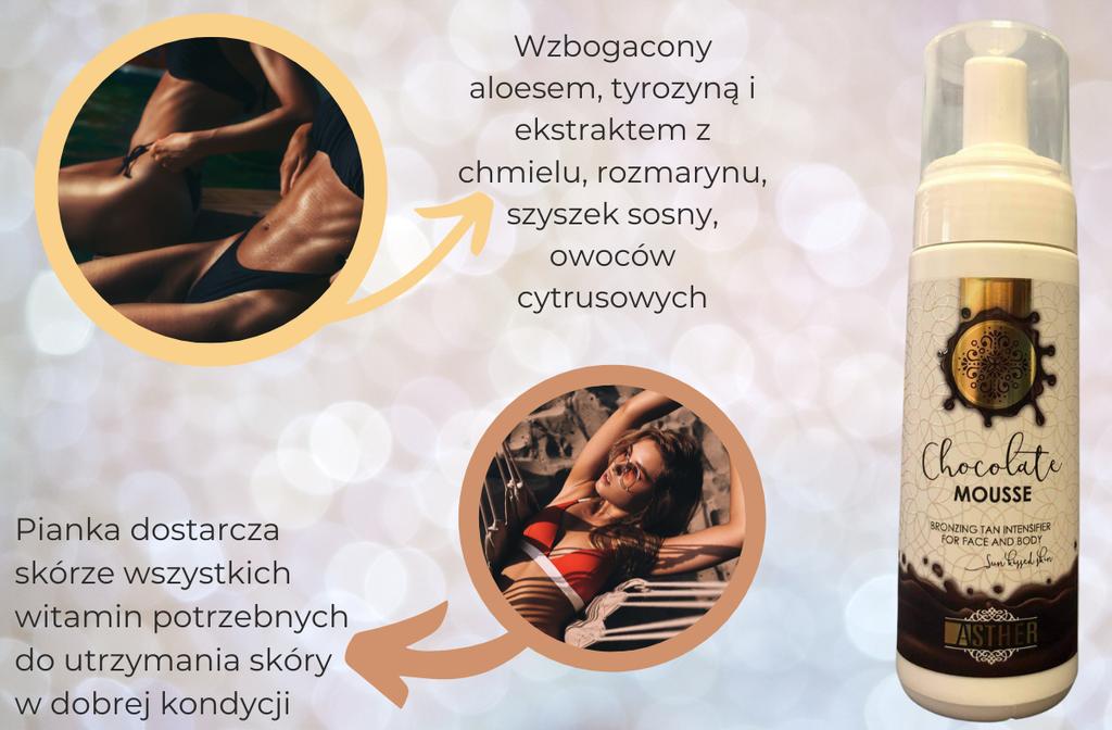 Asther Čokoládová Mousse Pěna Na Opalování 150ml