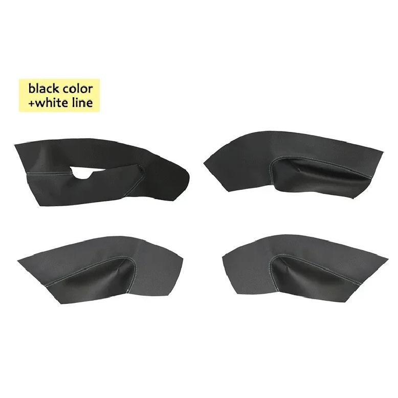 Left Hand Drive Soft Leather Door Panel Cover For Skoda Octavia 2007 2008 2009 2010 2011-2014 Car Door Armrest Panel Cover Trim