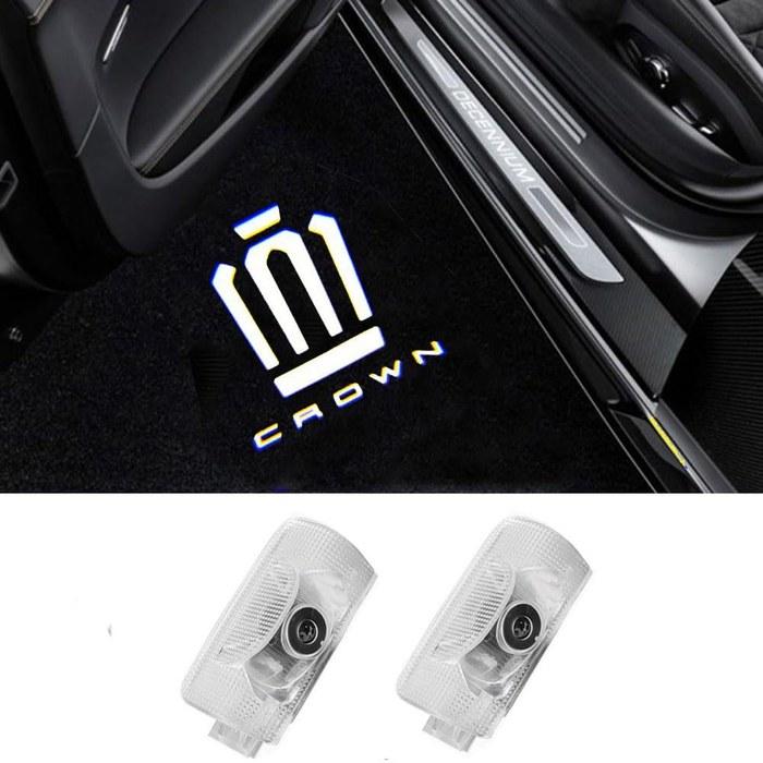 Yaoperfor Door Sill Light LED Logo — Toyota Crown (180, 200, 210, 220 series) — 2pc Set