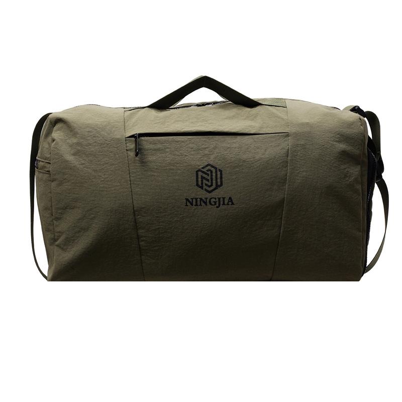 

Fashion trend fitness bag niche design wet and dry separation yoga swimming bag large capacity travel bag зелений