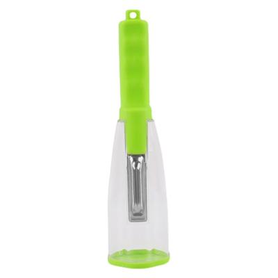 Pelapatate in acciaio inox con contenitore, multifunzionale, per frutta e verdura, cucina