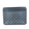 Louis Vuitton M80107 MonogramEclipse Pochette Steamer Bag Pouch Flap Clutch bag
